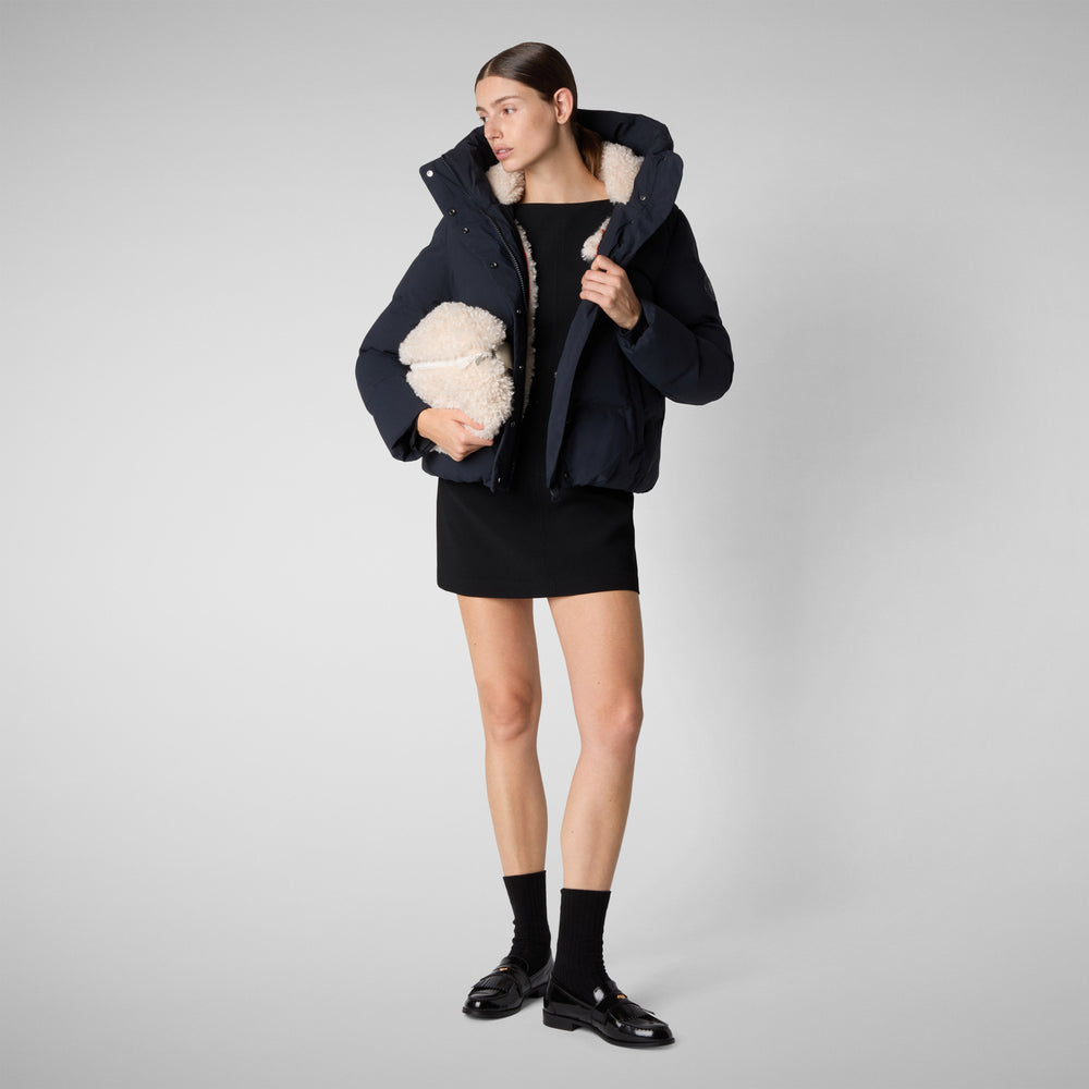 Save the duck PIUMINO ANIMAL FREE DONNA CALLIOPE BLU NERO Novità