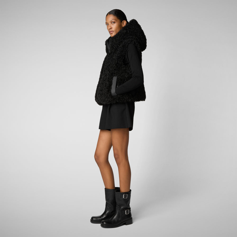 Save the duck GILET CON CAPPUCCIO DONNA KLARA NERO Online