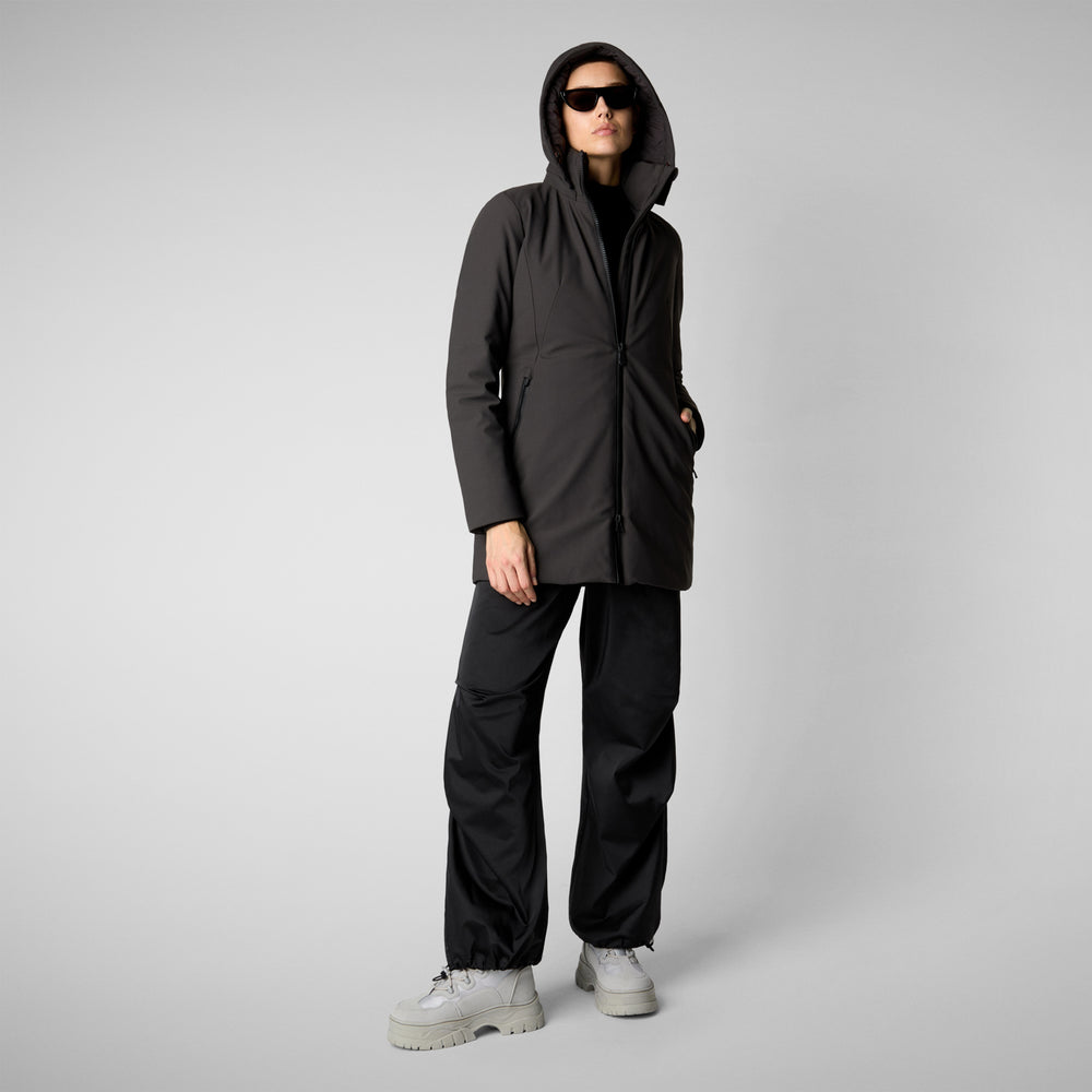 Save the duck giacca DONNA CON CAPPUCCIO LILA BROWN NERO I Più Venduti