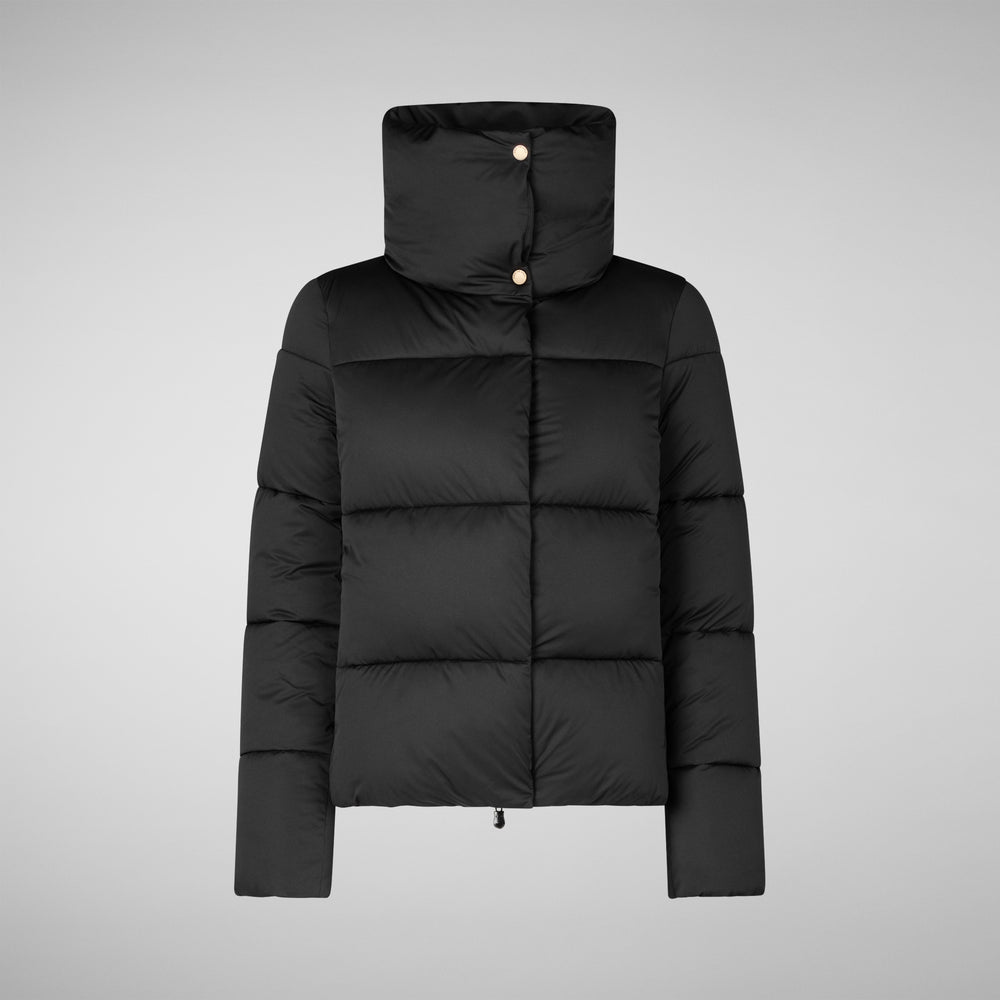 Save the duck PIUMINO ANIMAL FREE DONNA FELICITY NERO Spedizione gratuita