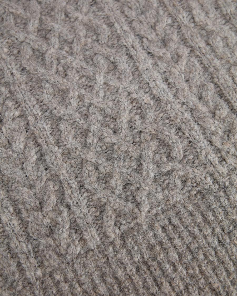 Scaglione PONCHO PUNTO ARAN LTGREY Nuovo