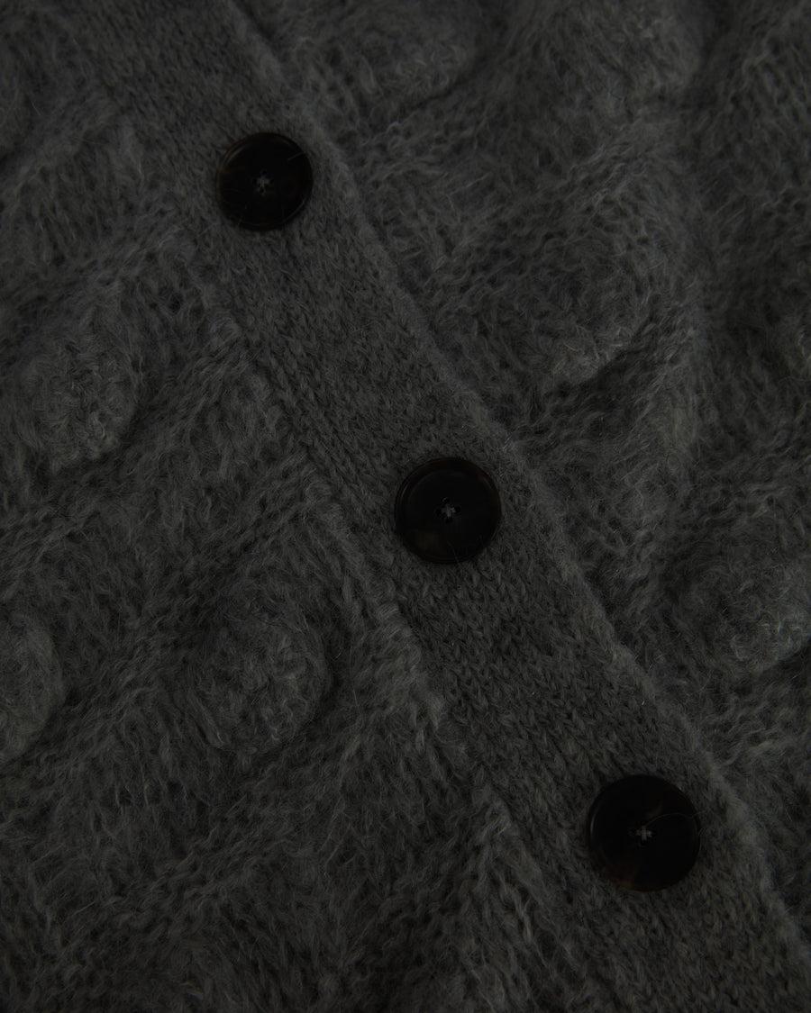 Scaglione COAT MAXY CARDIGAN OVER HAZELNUT STITCH BLACK Promozione