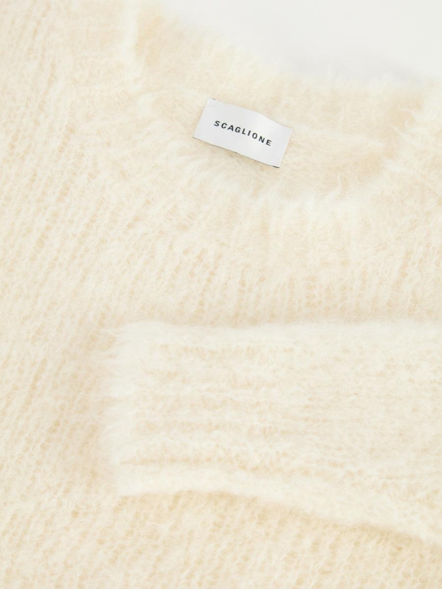 Scaglione ROUND NECK TRAPEZIO MILK Pezzi Unici