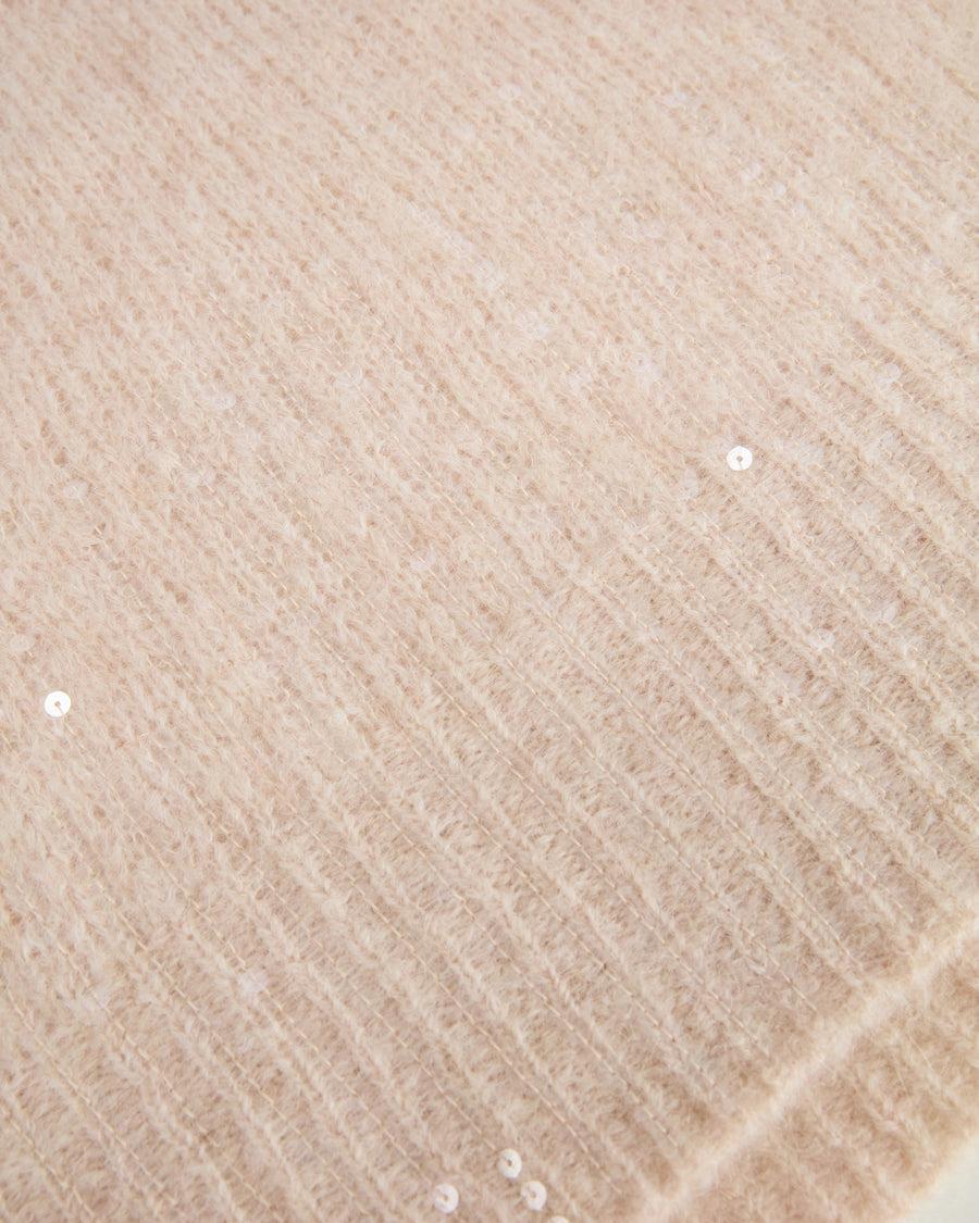 Scaglione PONCHO V PAILLETTES SAND Soddisfazione Garantita