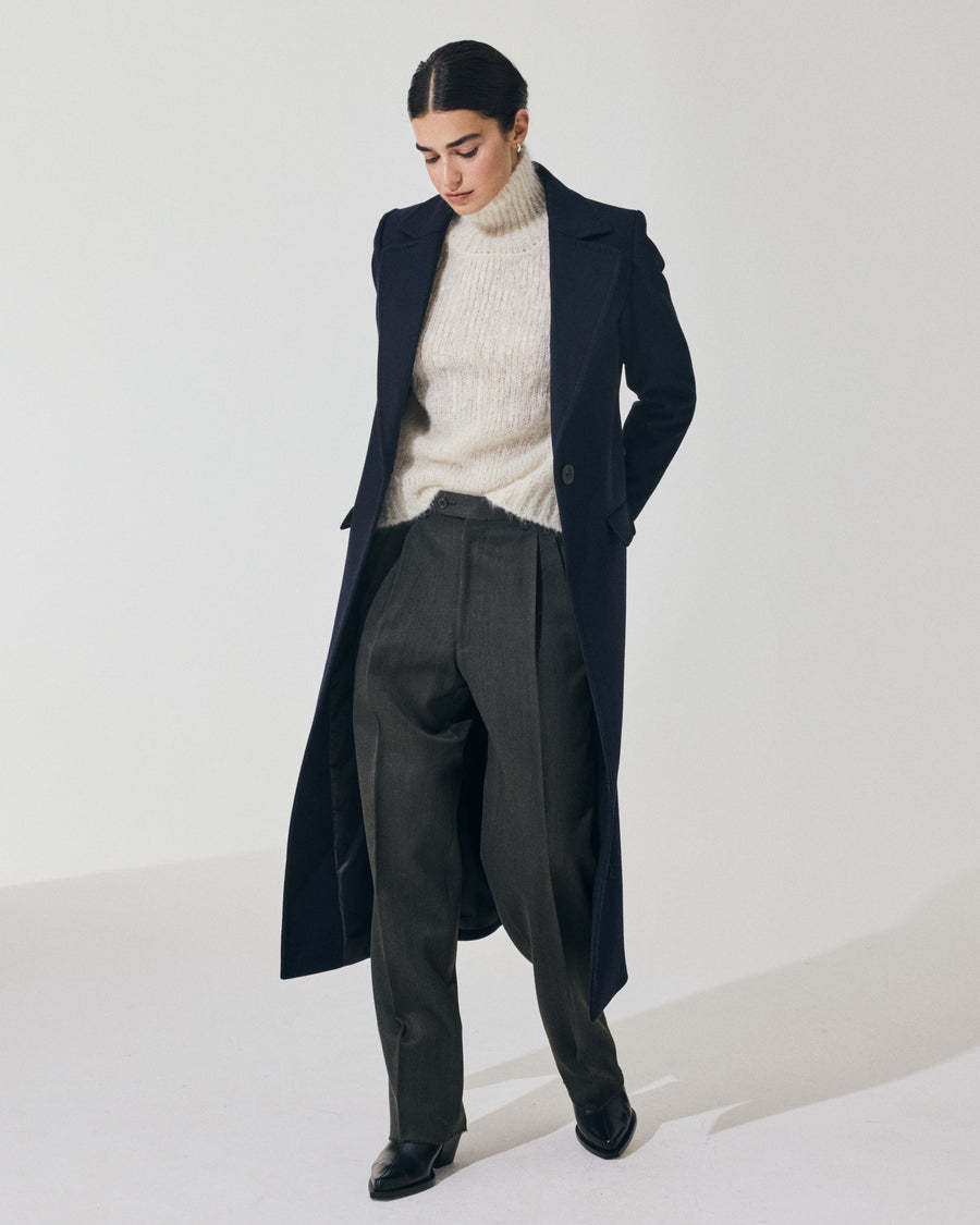 Scaglione COAT PETTO SEMPLICE NAVY Promozione Limitata