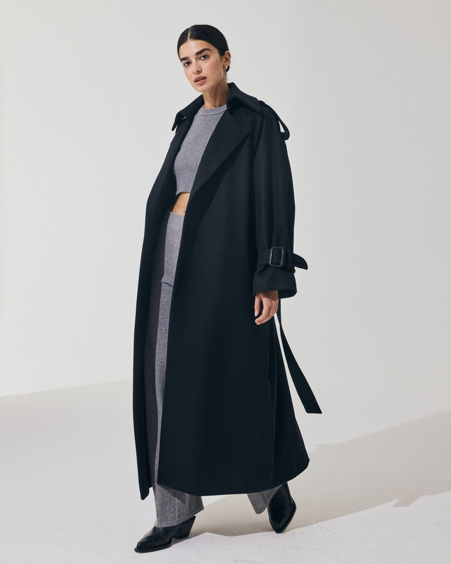 Scaglione TRENCHCOAT NAVY Convenienza