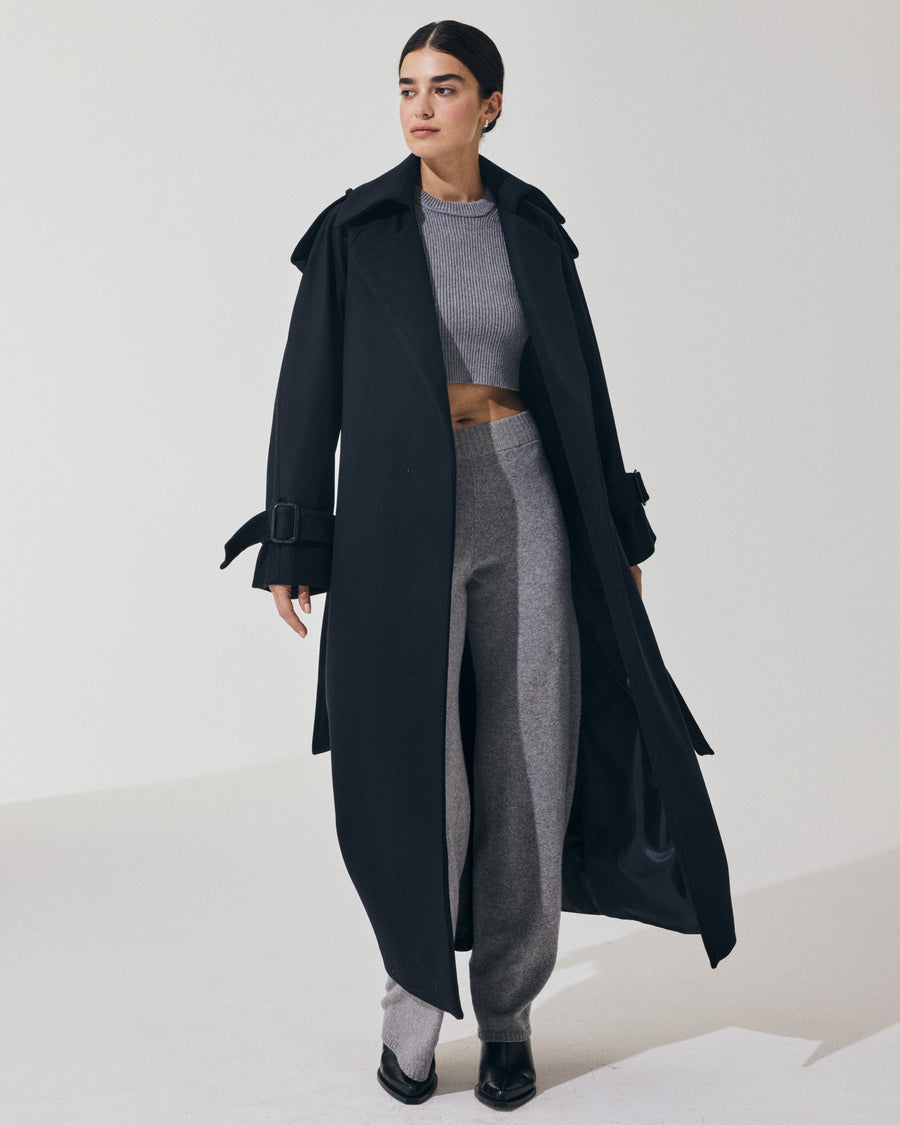 Scaglione TRENCHCOAT NAVY Convenienza