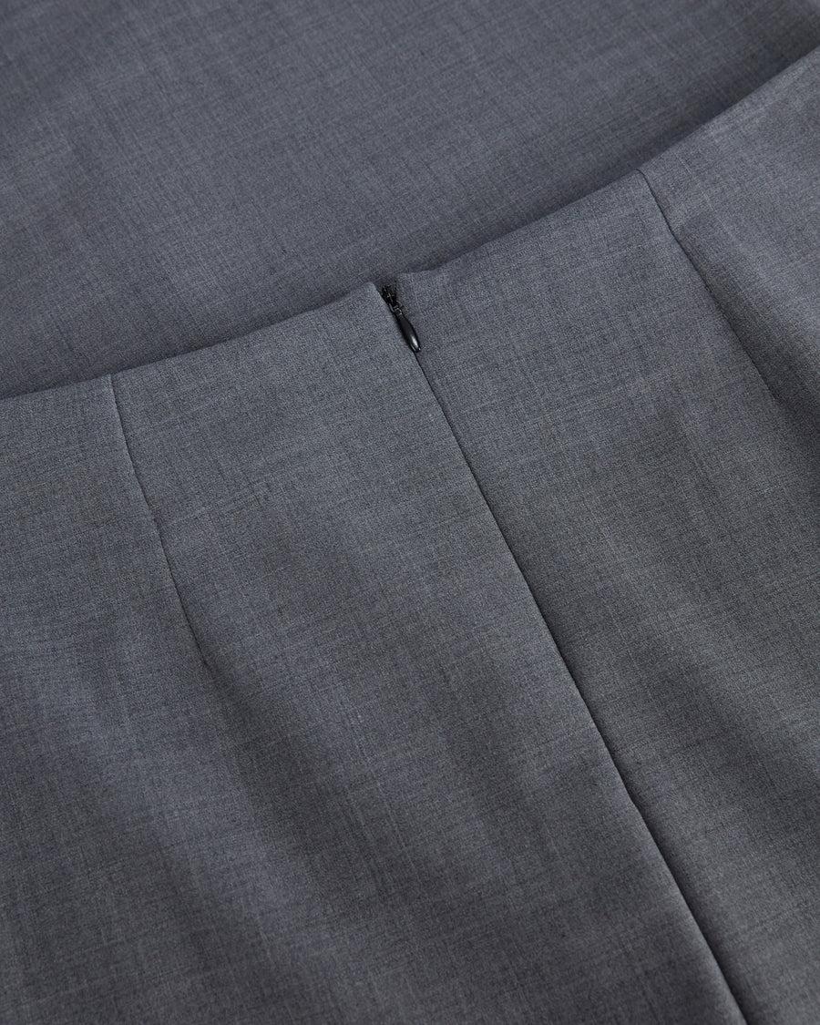 Scaglione SKIRT MERINO TUBINOLUNGA SMOG Sconto