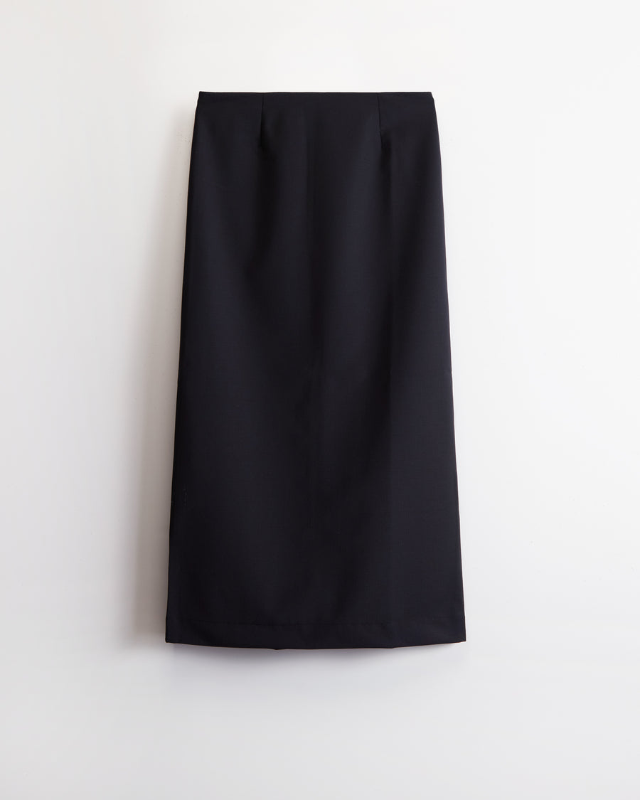 Scaglione SKIRT MERINO TUBINOLUNGA BLACK Offerta
