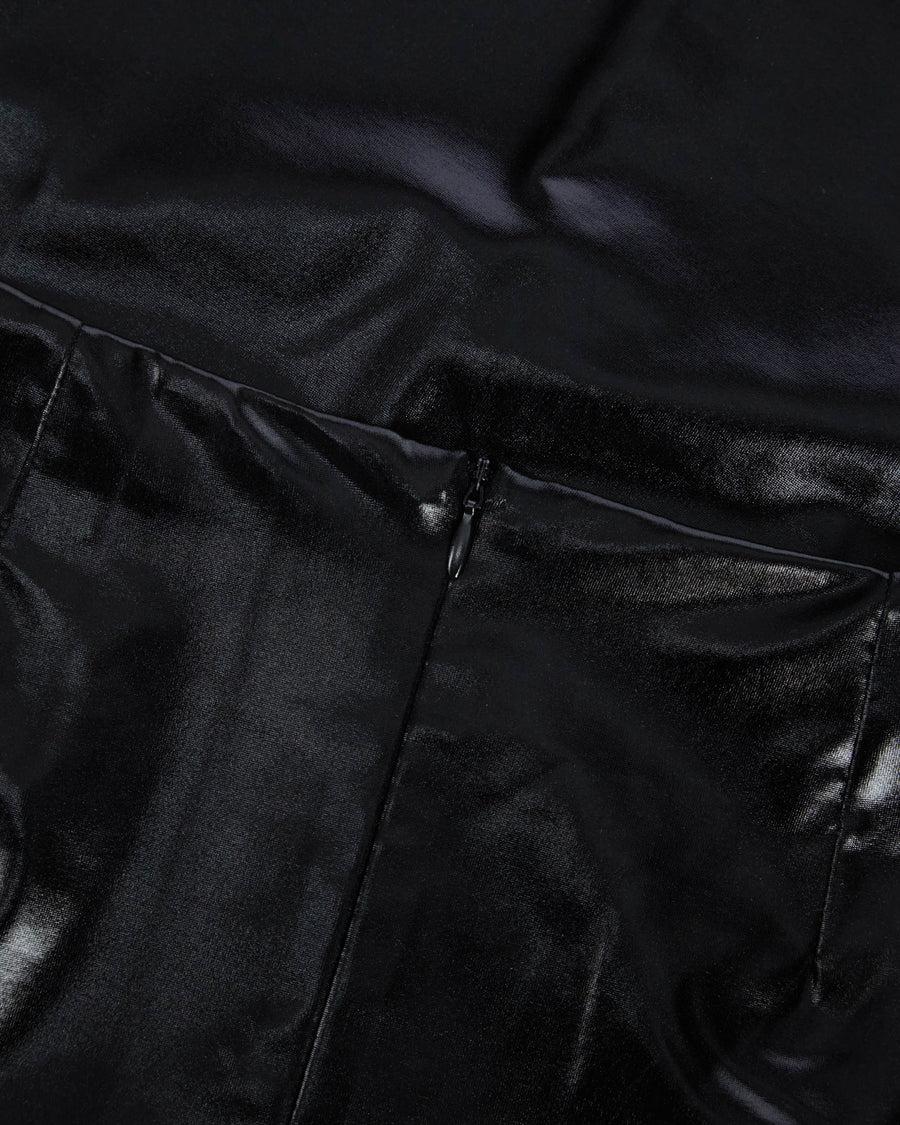 Scaglione SKIRT METAL TUBINO LUNGA BLACK Spedizione gratuita