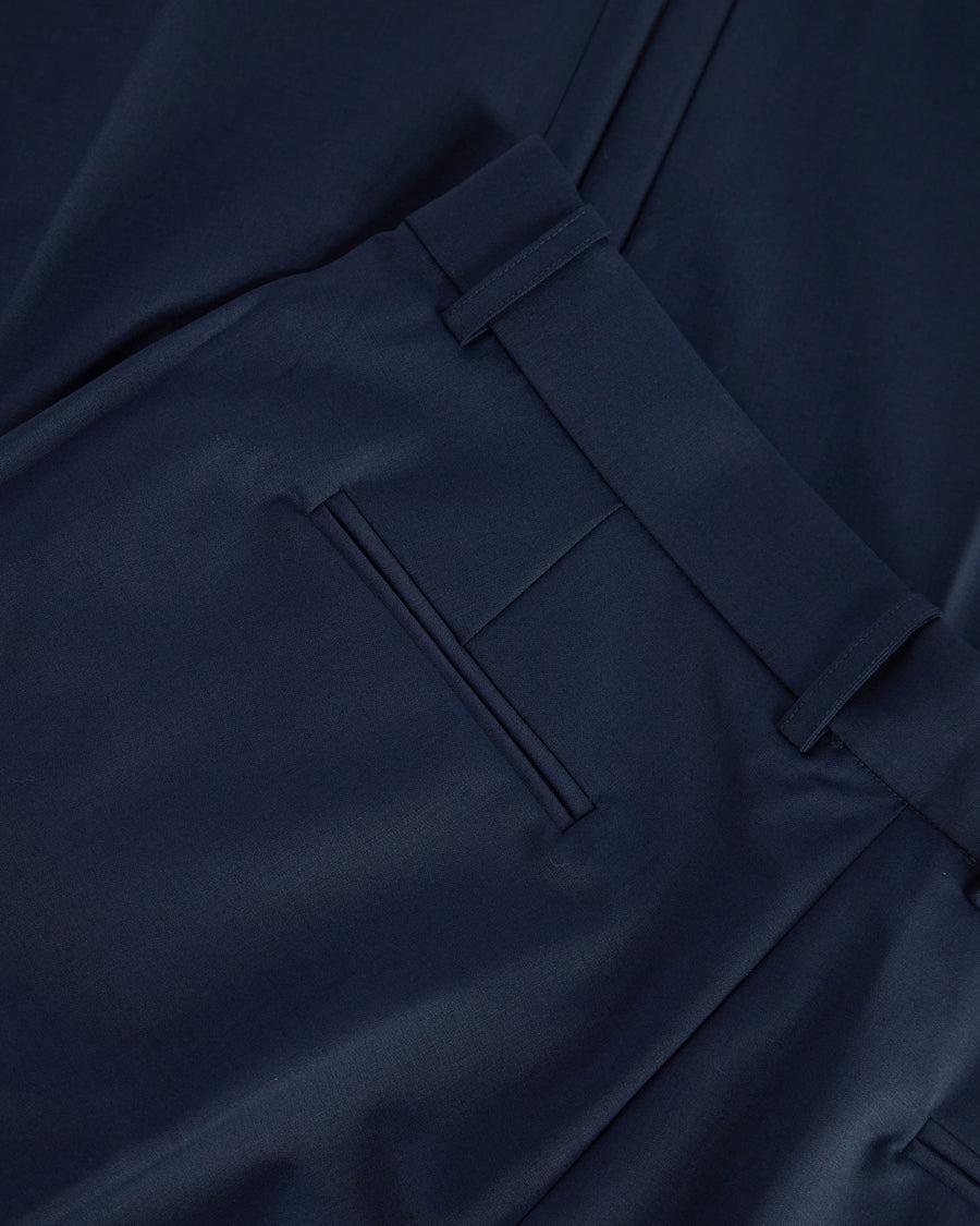 Scaglione PANTS PIEGA CENTALE MERINO NAVY In Vendita