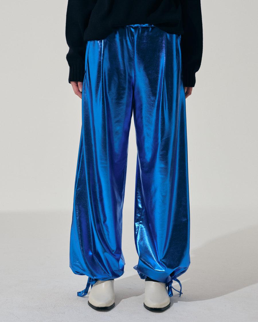 Scaglione PANTS JOGGER METAL BLUE Saldi