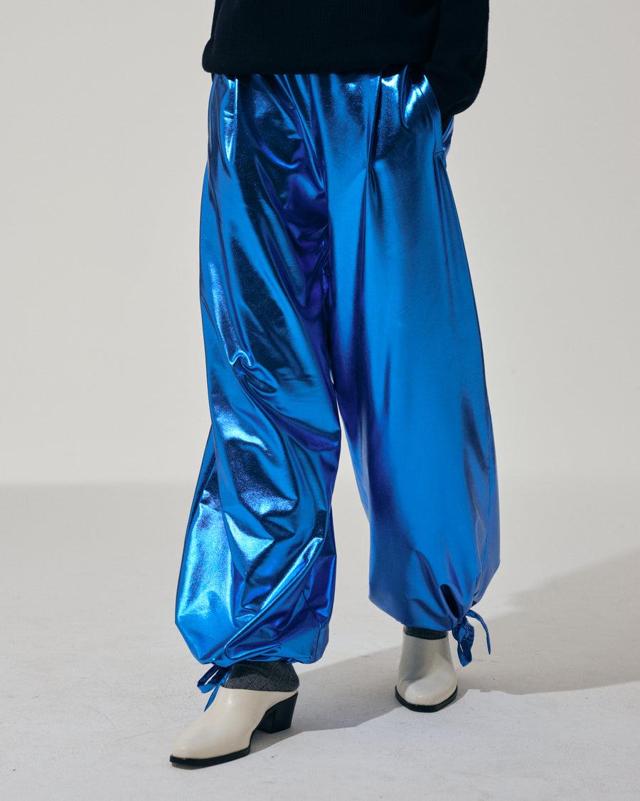 Scaglione PANTS JOGGER METAL BLUE Saldi