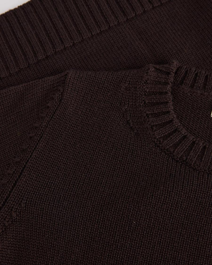Scaglione ROUND NECK MERINO SOFT EBANO Italy