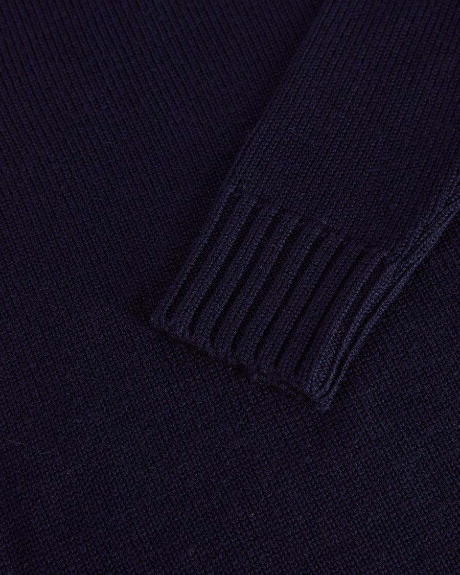 Scaglione ROUND NECK MERINO SOFT NAVY Italia
