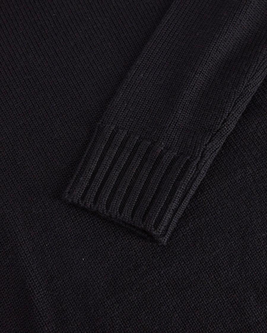 Scaglione TURTLE NECK MERINO SOFT BLACK In Linea