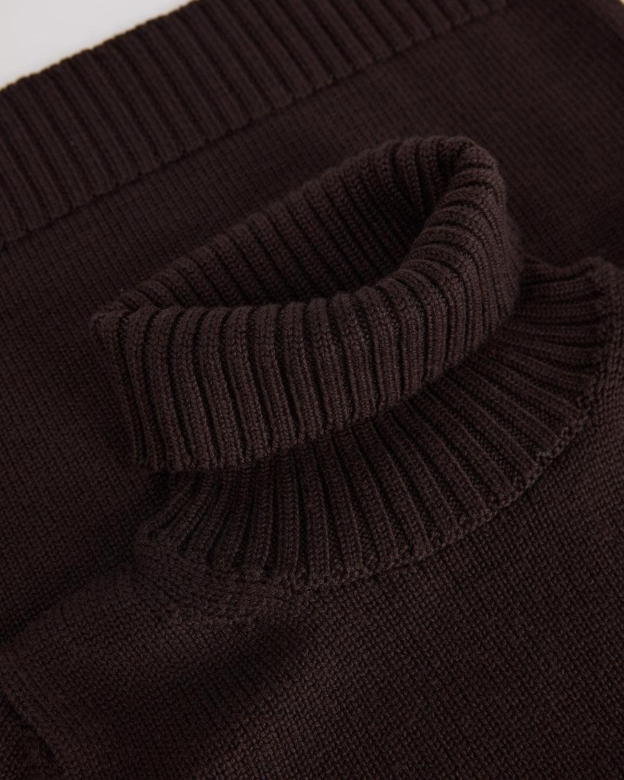 Scaglione TURTLE NECK MERINO SOFT EBANO Nuovo