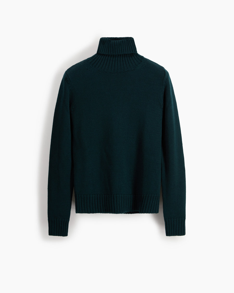 Scaglione TURTLE NECK MERINO SOFT FOREST