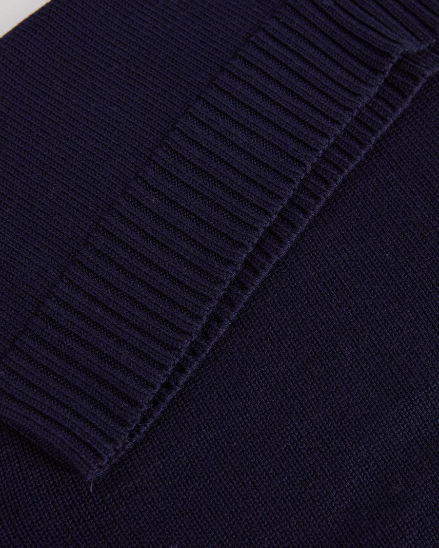 Scaglione TURTLE NECK MERINO SOFT NAVY Vendita