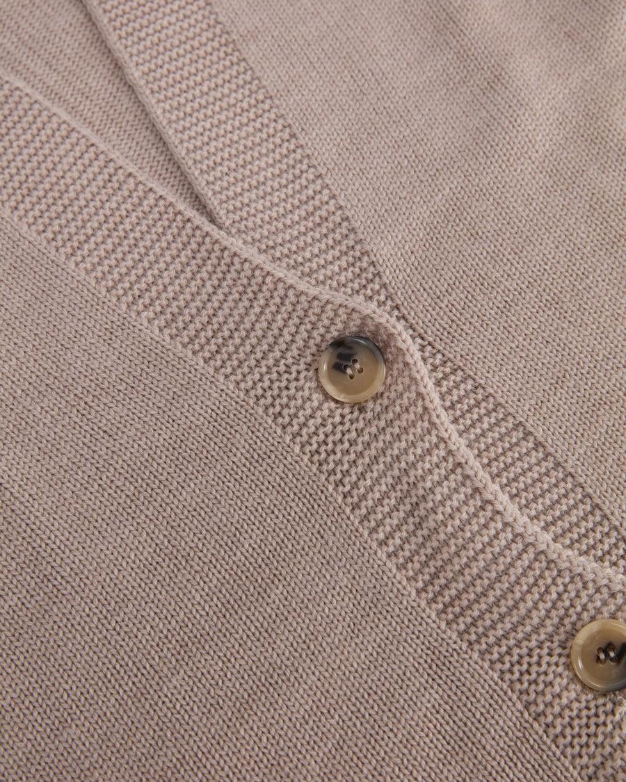 Scaglione CARDIGAN RAGLAN SEAMLESS MERINO BEIGE Soddisfazione Garantita