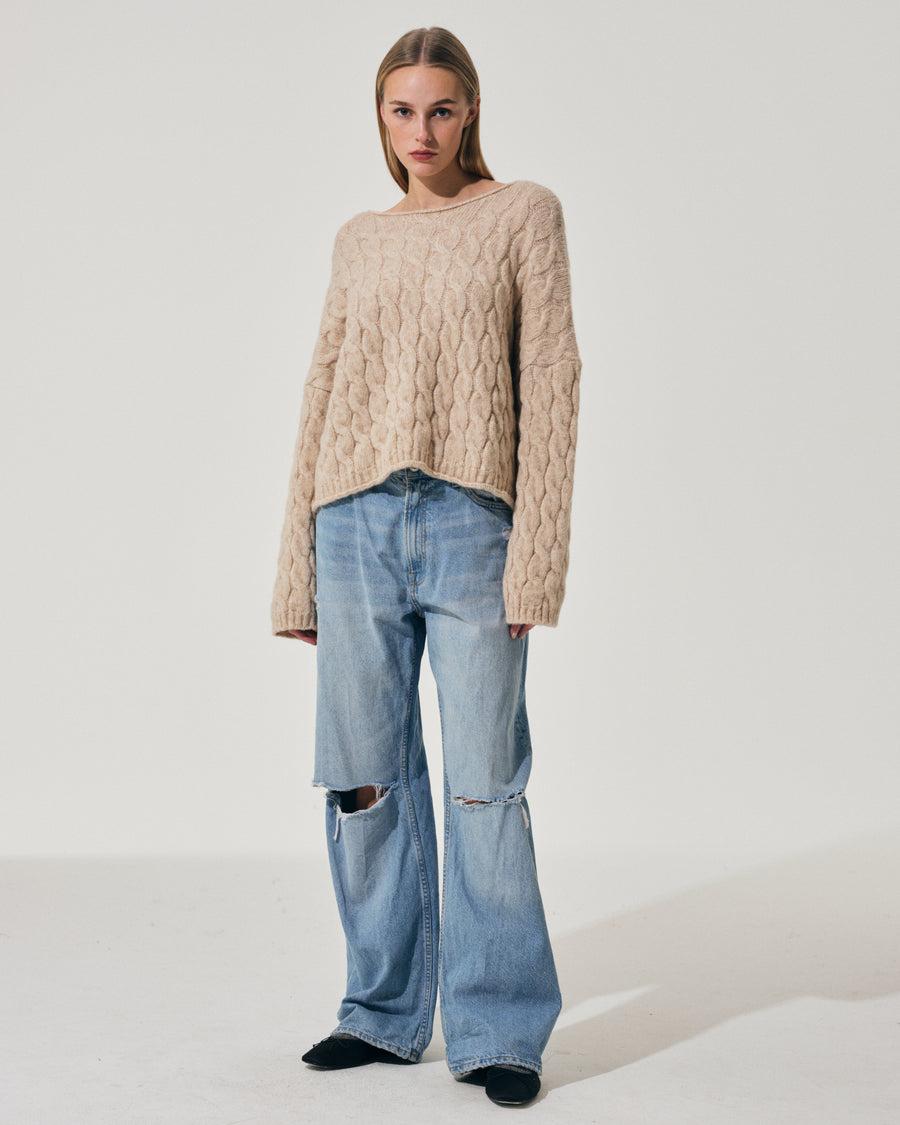 Scaglione COLLO BOAT BOXY CABLES SAND Prezzo Ridotto