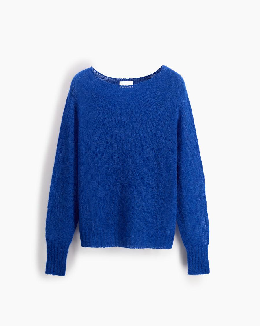 Scaglione BOAT NECK BOXY RAGLAN SEAMLESS LIMONGE