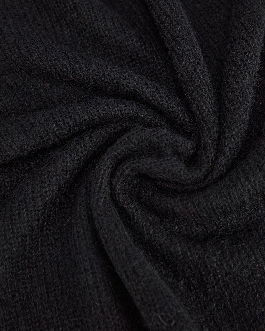 Scaglione BOAT NECK BOXY RAGLAN SEAMLESS BLACK In Saldo