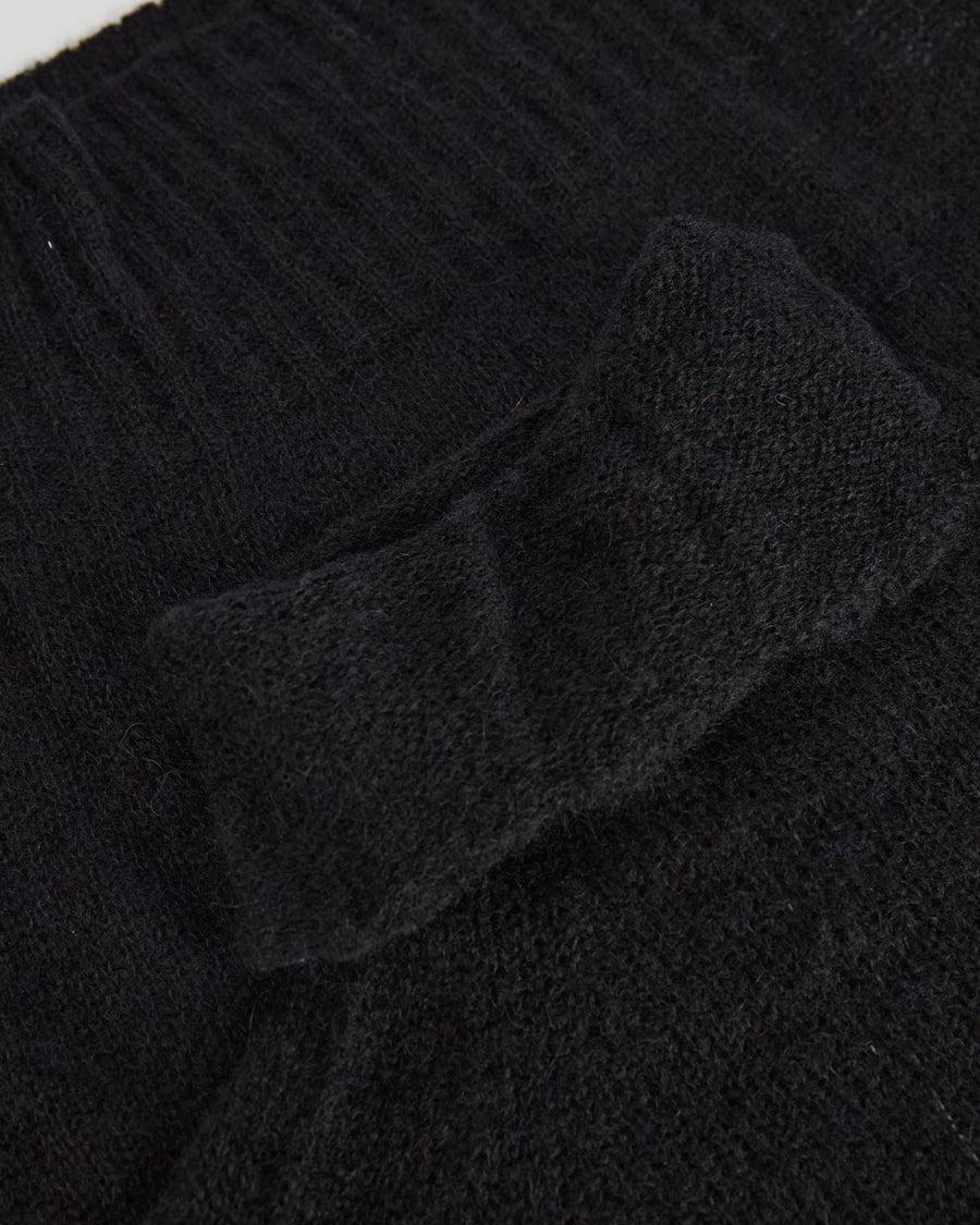 Scaglione TURTLE NECK RAGLAN SEAMLESS BLACK Italy