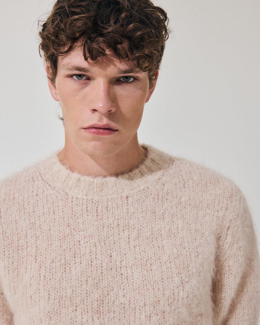 Scaglione ROUND NECK MESSY HAIR SAND Promozione
