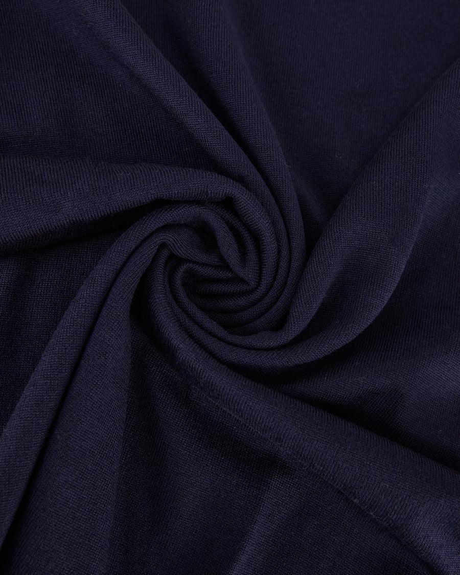 Scaglione ROUND NECK COMPACT MERINO NAVY Novità