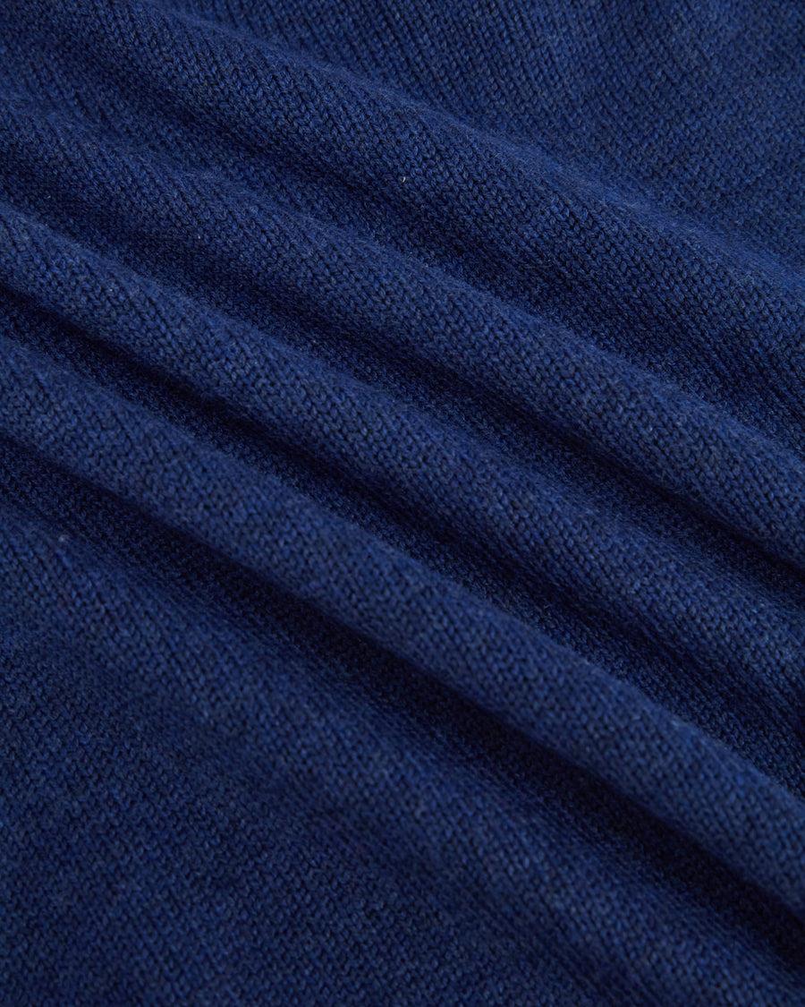 Scaglione ROUND NECK RAGLAN SOFT MERINO DENIM In Vendita