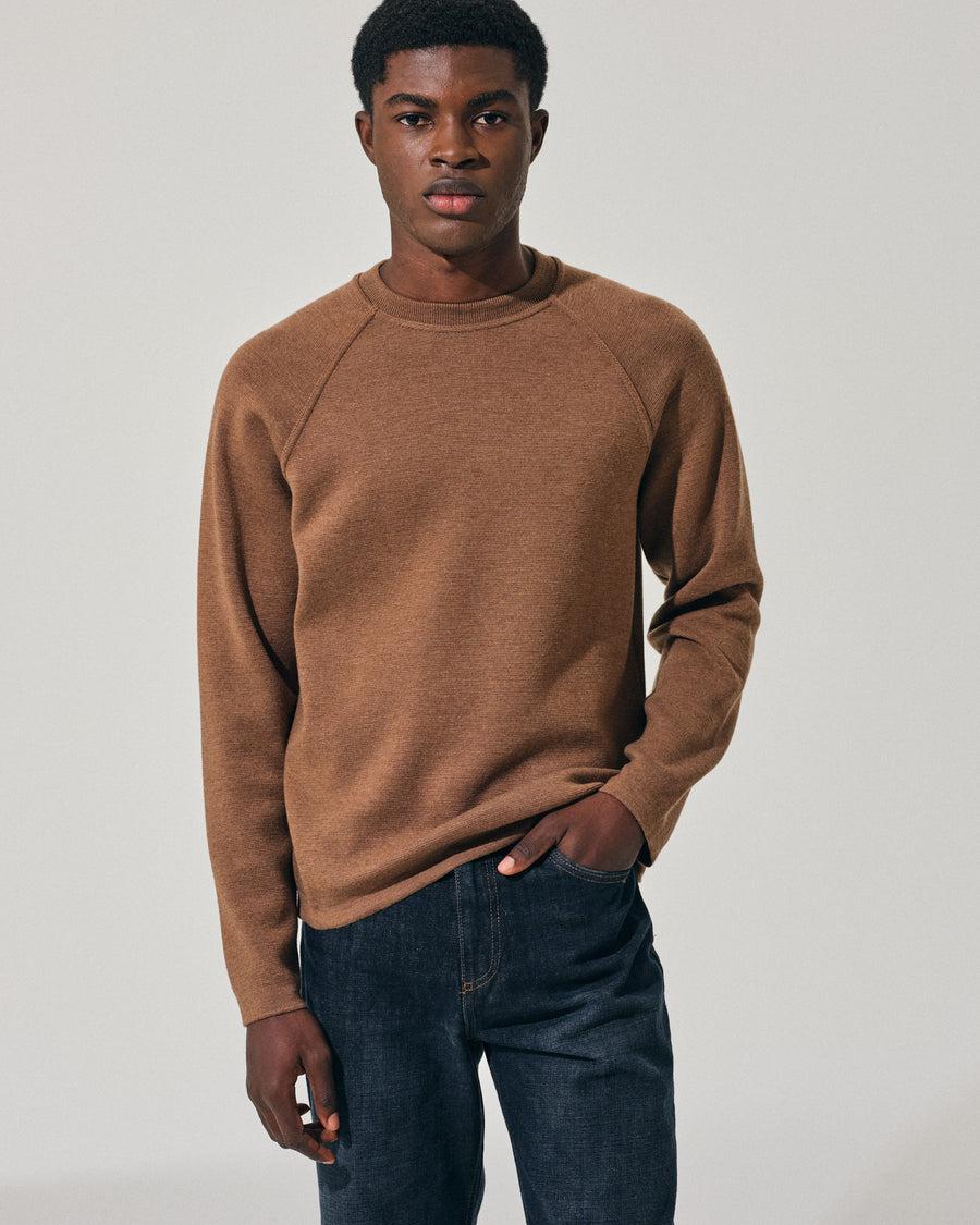Scaglione ROUND NECK RAGLAN P.TO MILANO TAUPE Hotsell