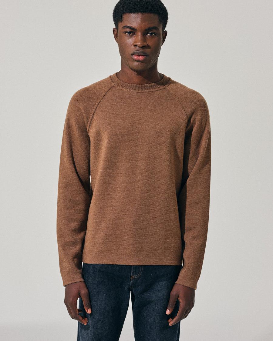 Scaglione ROUND NECK RAGLAN P.TO MILANO TAUPE Hotsell