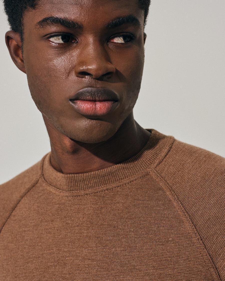 Scaglione ROUND NECK RAGLAN P.TO MILANO TAUPE Hotsell