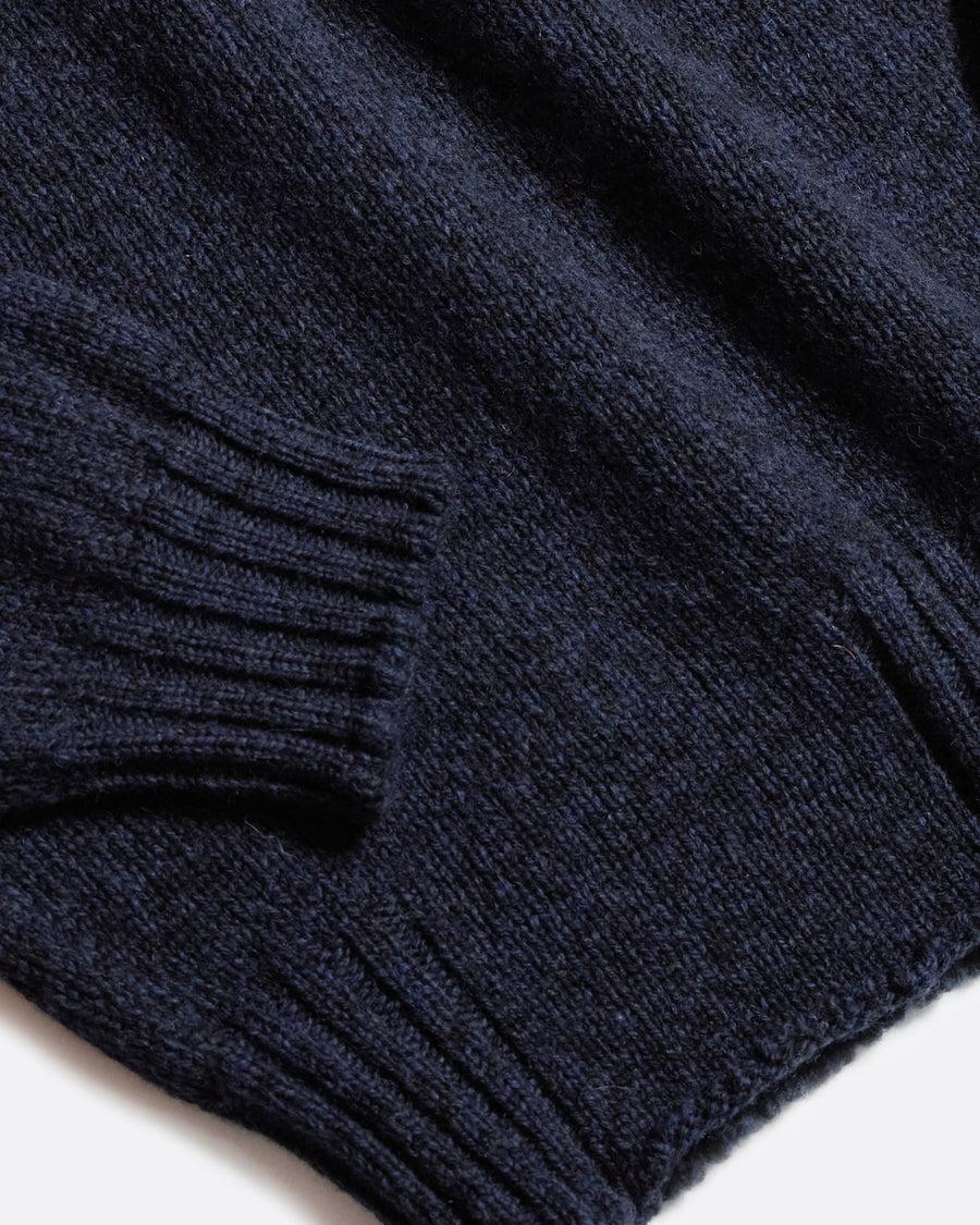 Scaglione ROUND NECK SEAMLESS SOFTWOOL NAVY Vendita Economica