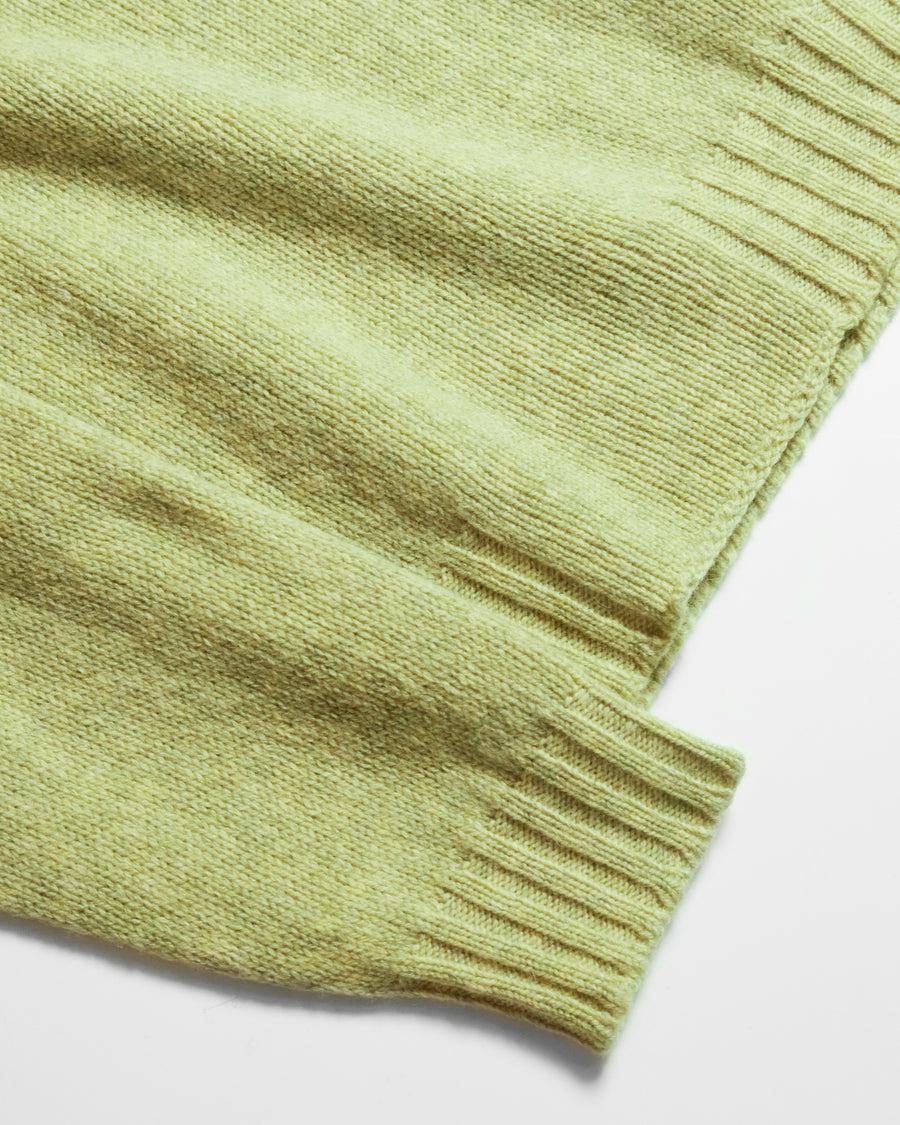 Scaglione ROUND NECK SEAMLESS SOFTWOOL LIME Saldi Di Fabbrica