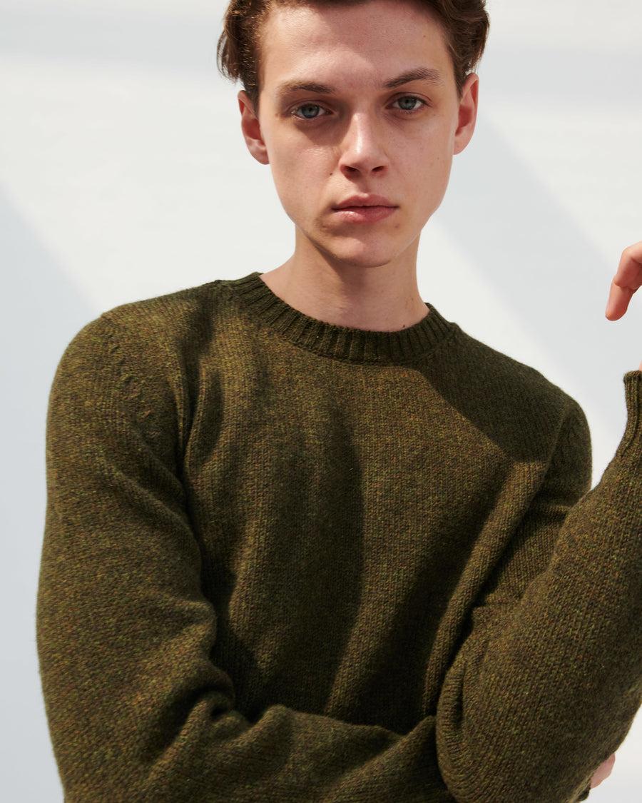 Scaglione ROUND NECK SEAMLESS SOFTWOOL ARMY I Più Venduti