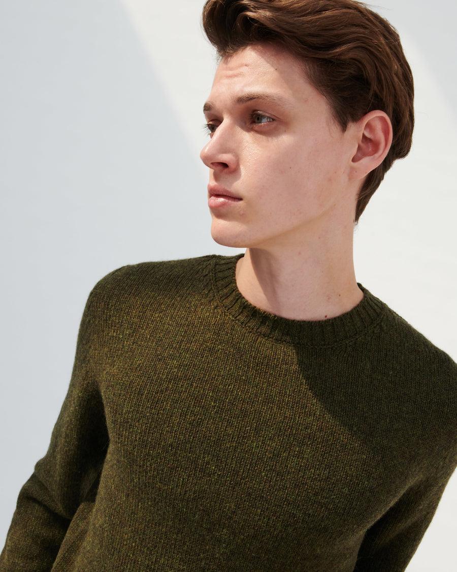 Scaglione ROUND NECK SEAMLESS SOFTWOOL ARMY I Più Venduti