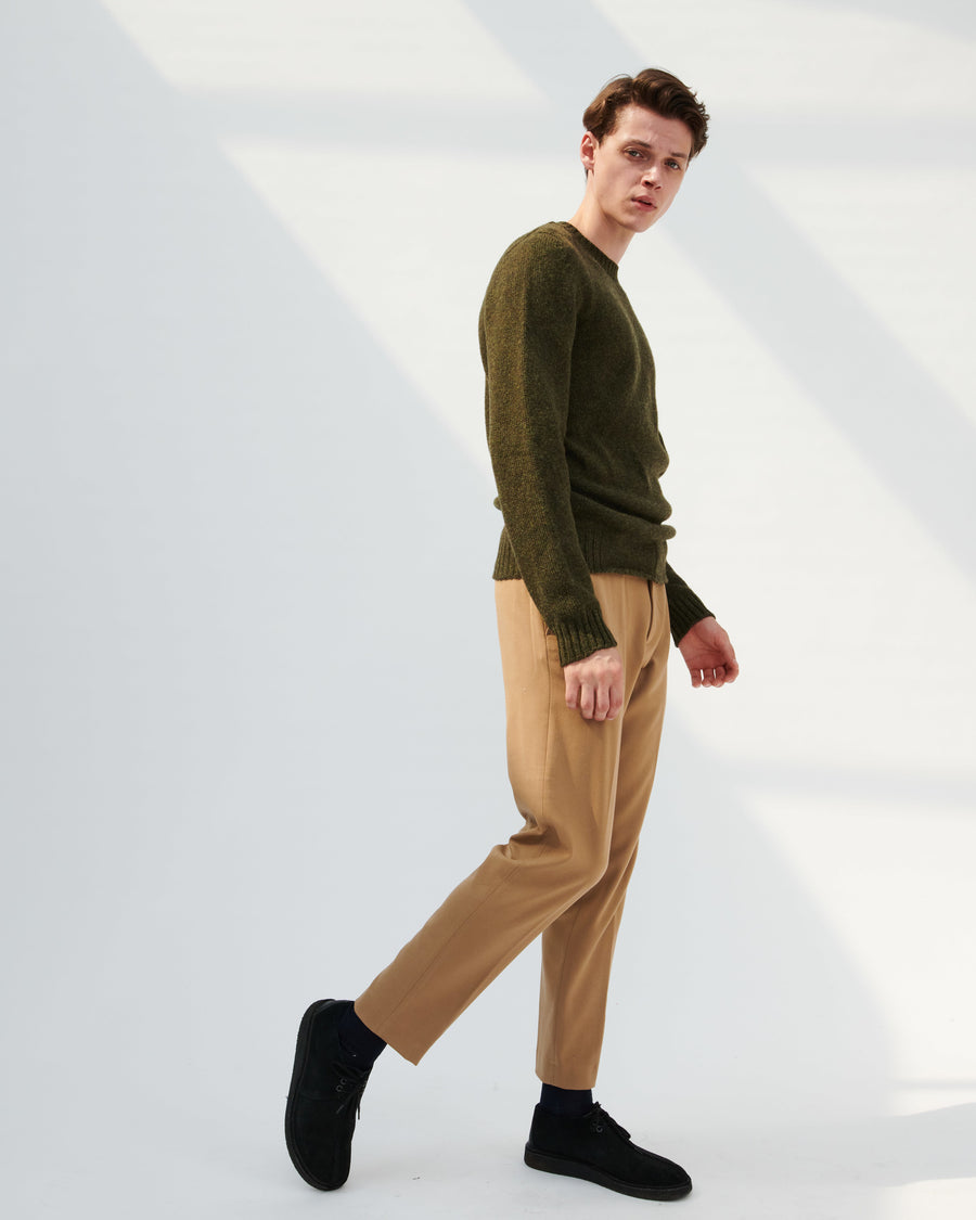 Scaglione ROUND NECK SEAMLESS SOFTWOOL ARMY I Più Venduti