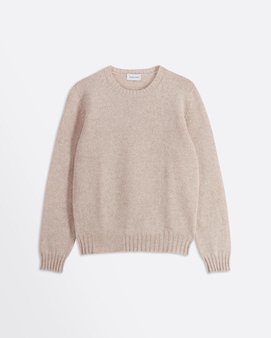 Scaglione ROUND NECK SEAMLESS SOFTWOOL DUNE Vendite Flash