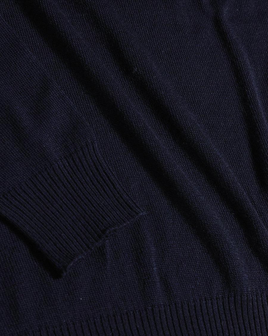 Scaglione GIROCOLLO SENZA CUCITURE MERINO NAVY Italy