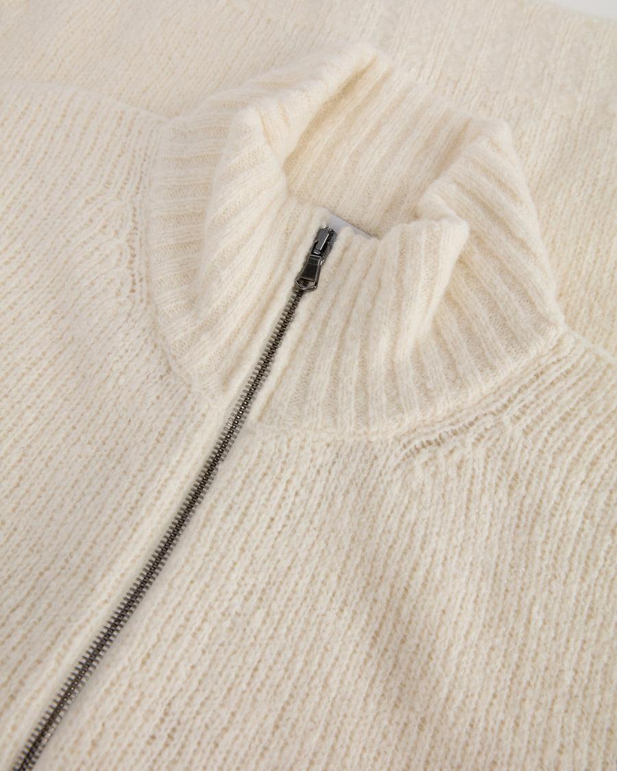 Scaglione ZIPPER PUFFED CASHMERE CASHMERE SEAMLESS MILK Nuovo