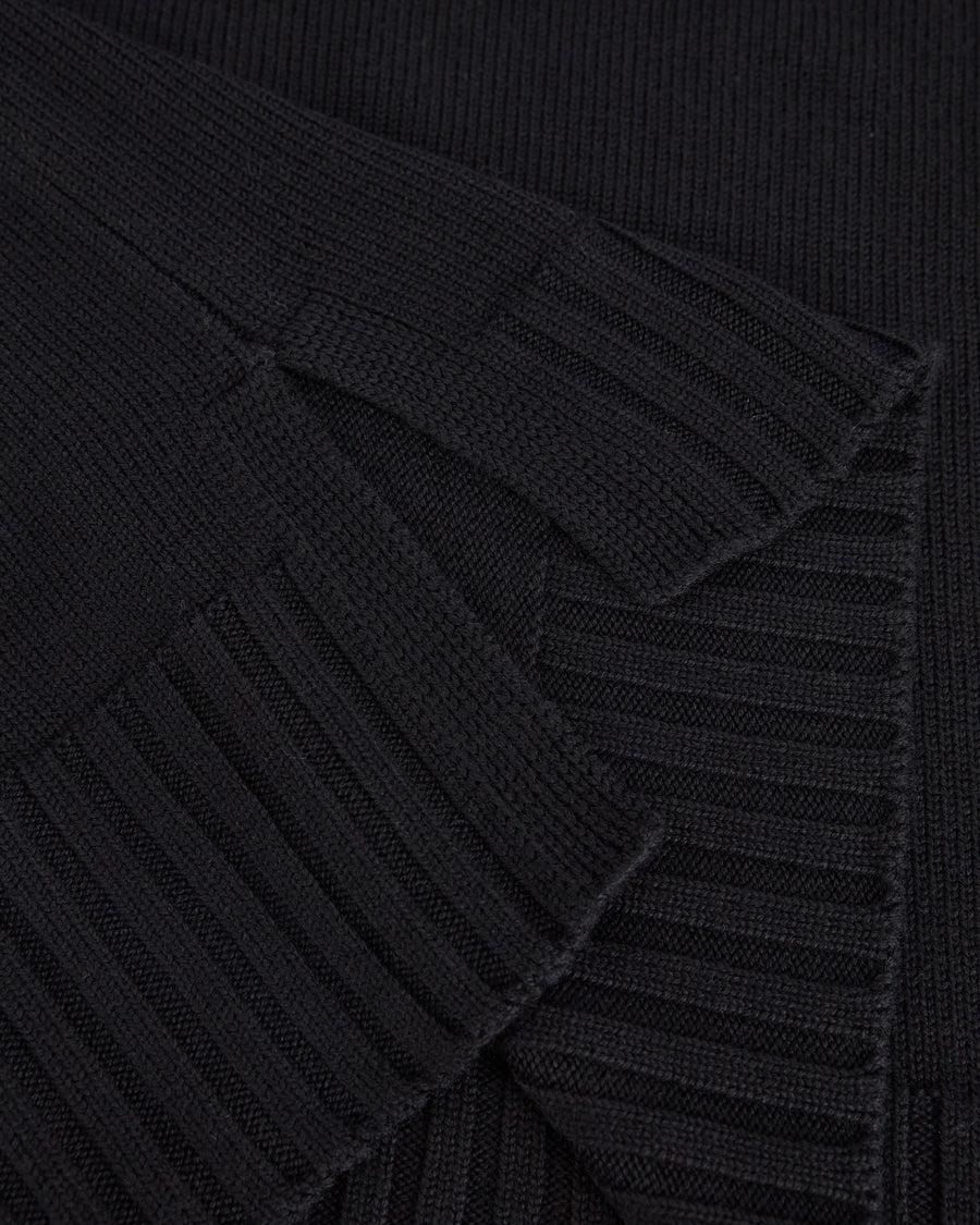 Scaglione ROUND NECK BOXY SOFT BLACK Soddisfazione Garantita