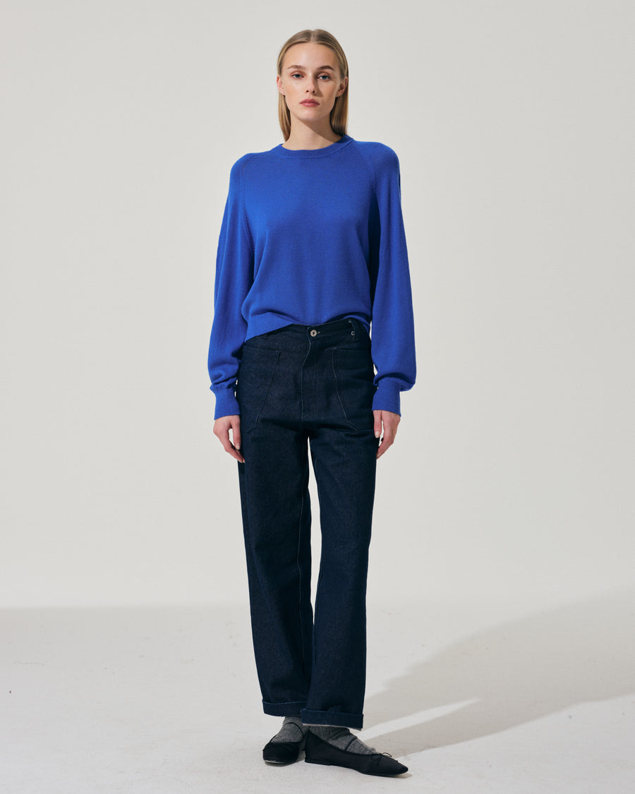Scaglione ROUND NECK BOXY RAGLAN SEAMLESS MERINO LIMONGES Affare Del Giorno