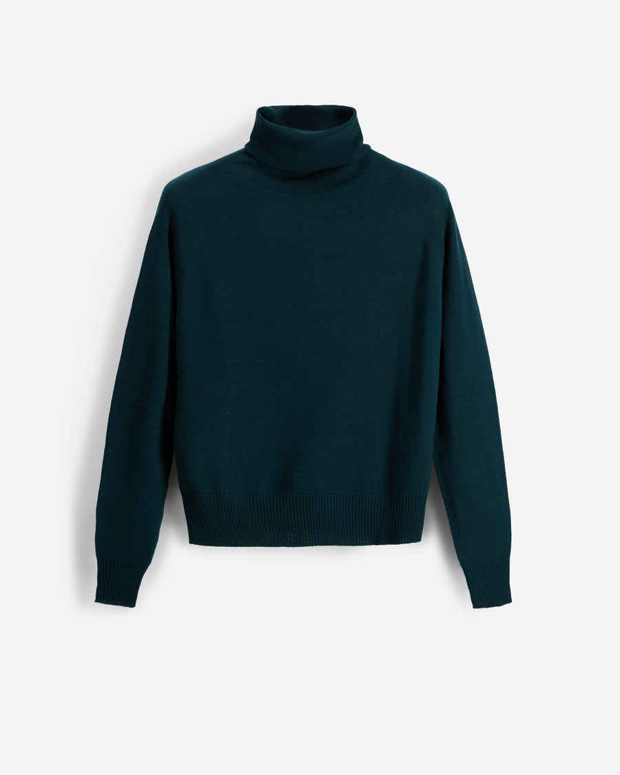 Scaglione MOCK N.RAGLAN SEAMLESS MERINO FOREST Sconto