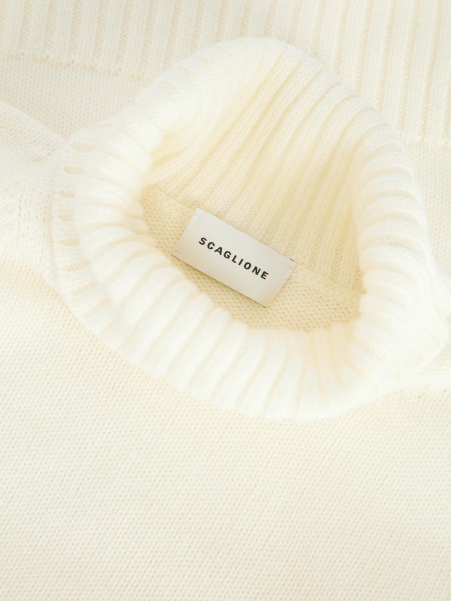 Scaglione TURTLE NECK MERINO SOFT BUTTER Outlet