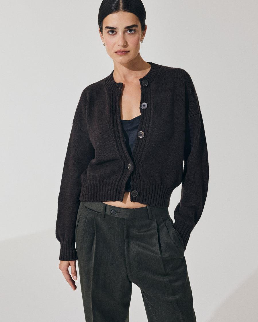 Scaglione REBECCA SOFT HYBRID CASHMERE EBANO Vendita Calda