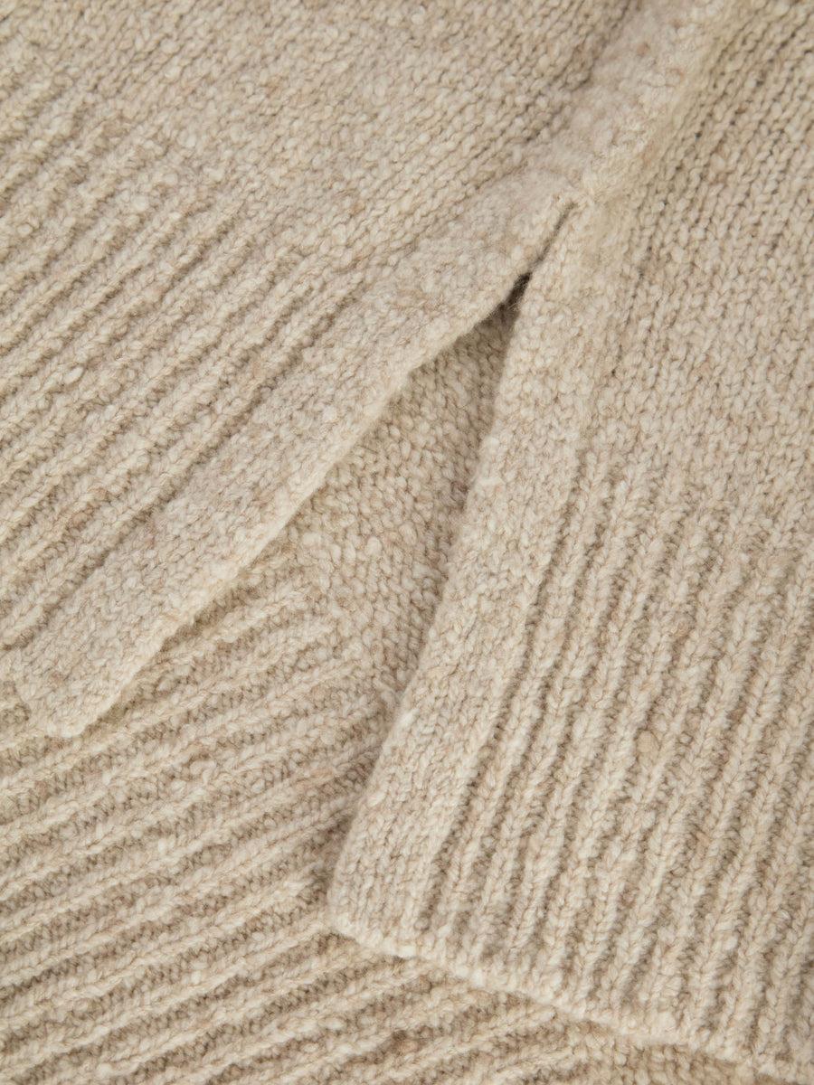Scaglione PONCHO MAXI CASHMERE MULINE' SAND I Più Venduti