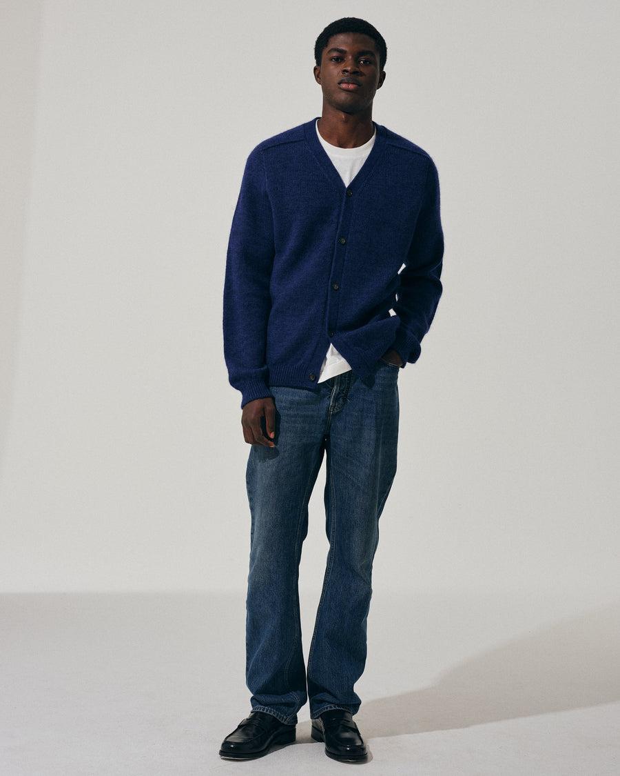 Scaglione CARDIGAN SHETLY S.MARTELLO NAVY Nuova