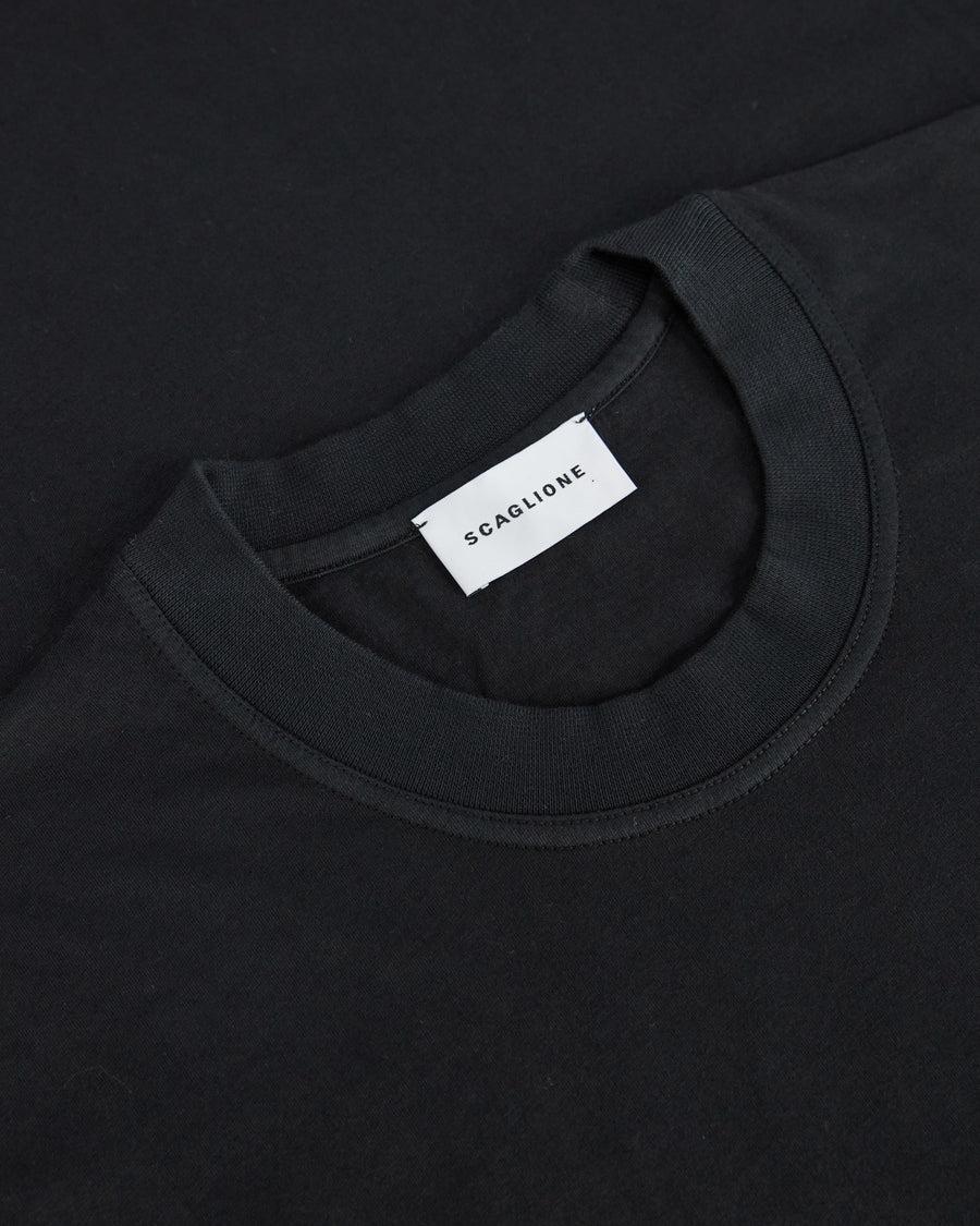 Scaglione T-SHIRT OVER J.COT BLACK Convenienza